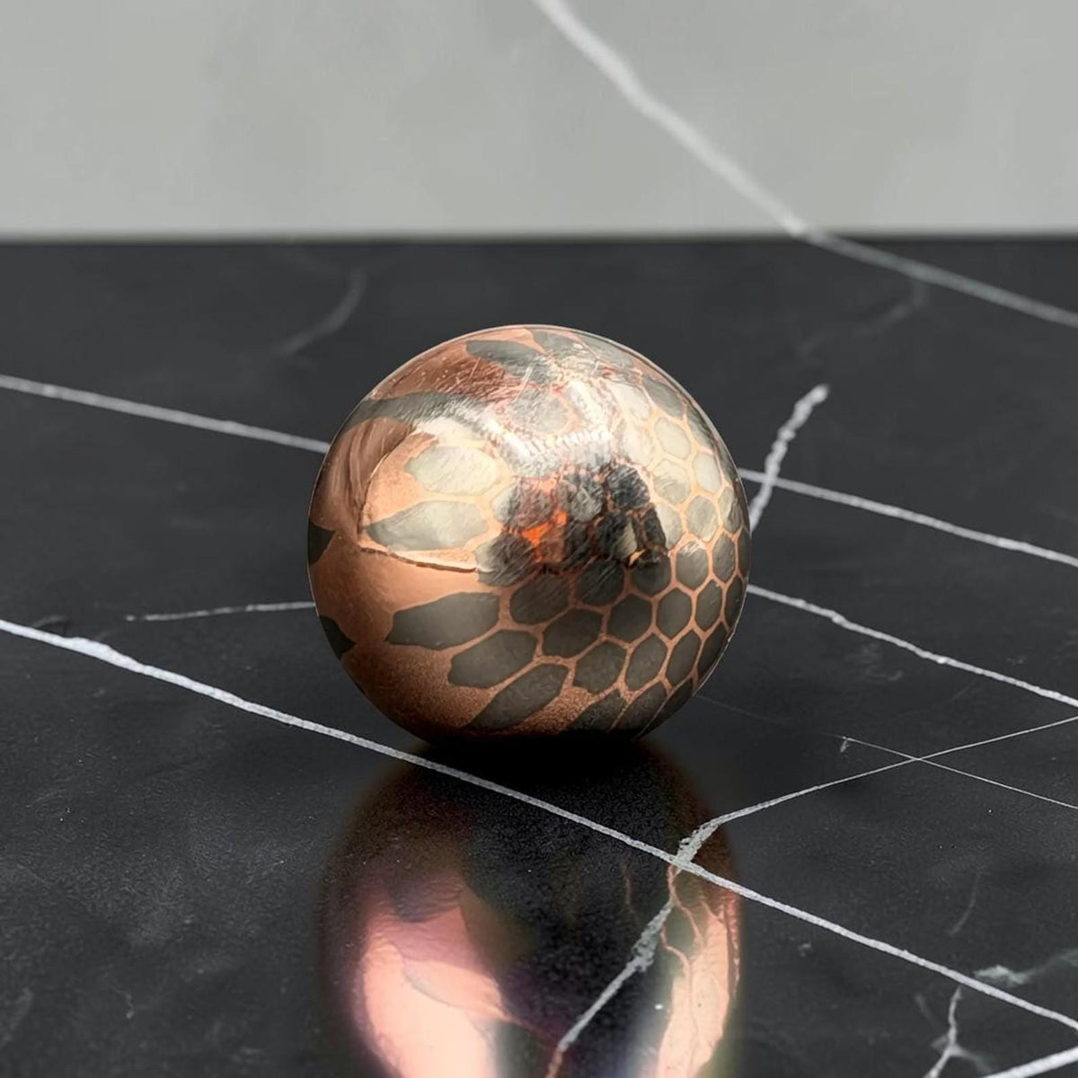 Superconductor Sphere — Copper Niobium Desk Fidget Ball
