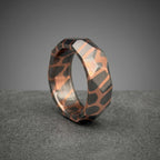 Superconductor Wedding Band — Diamond Cut Large Filament