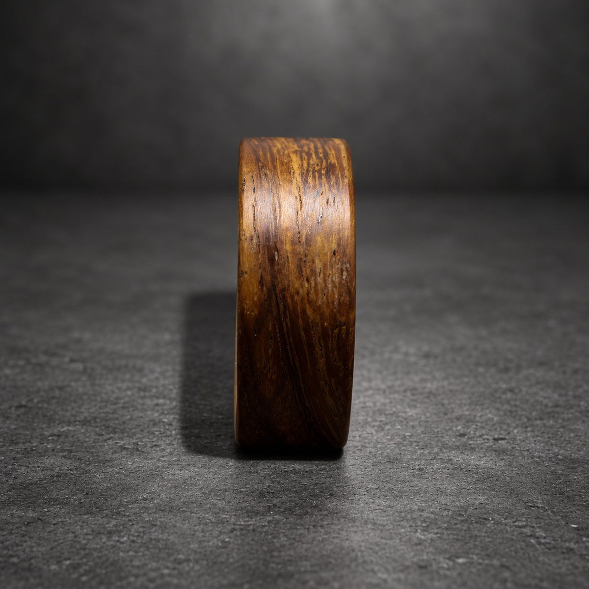 Rosewood Bentwood Ring, Wide — Pale Ashwood Lining, view 4