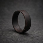 Ironwood Bentwood Ring — Black Hornbeam Wedding Band