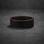 Ironwood Bentwood Ring — Black Hornbeam Wedding Band, view 5