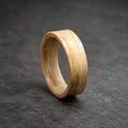 Ashwood Bentwood Ring, Pale Natural — Minimalist Wedding Band